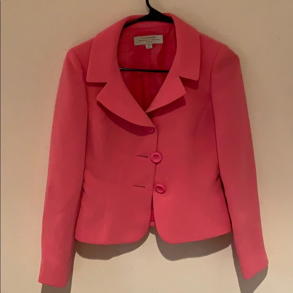 Super cute bright pink suit jacket